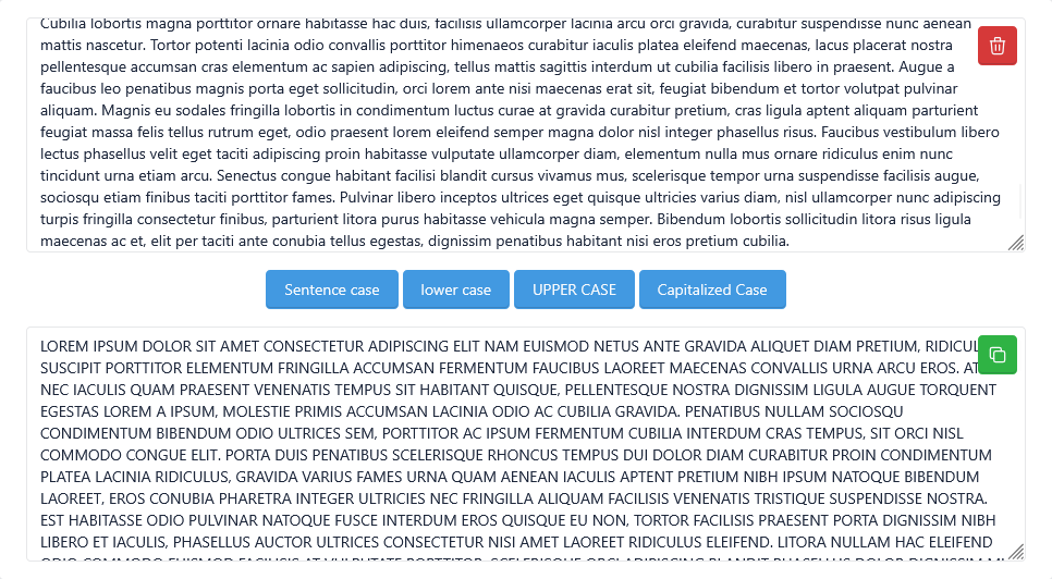 Conversor de Mai&uacute;sculas e Min&uacute;sculas Online