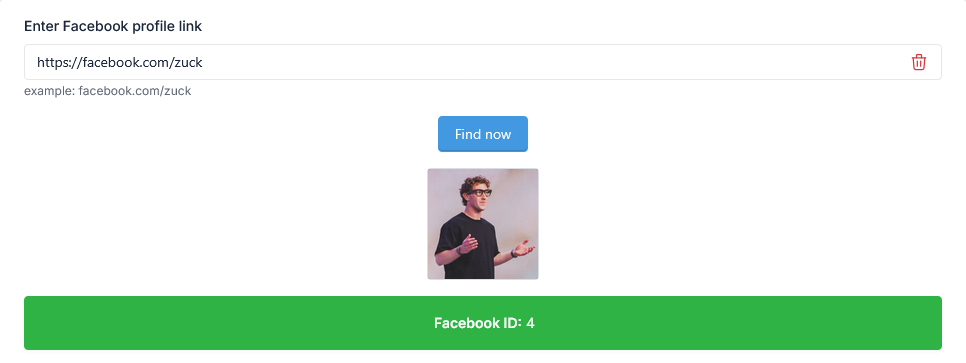 Herramienta para Buscar ID de Facebook