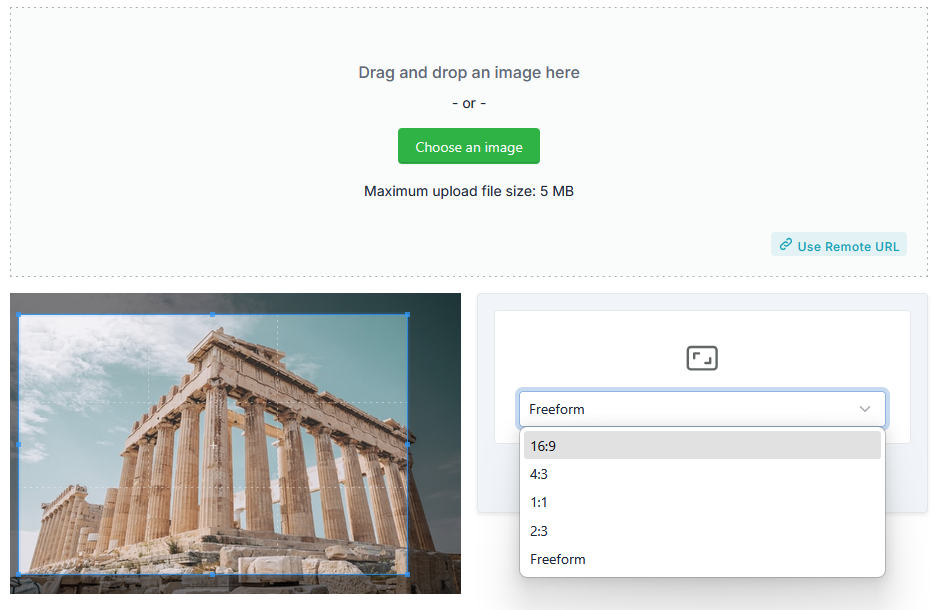 Image Cropper Tool