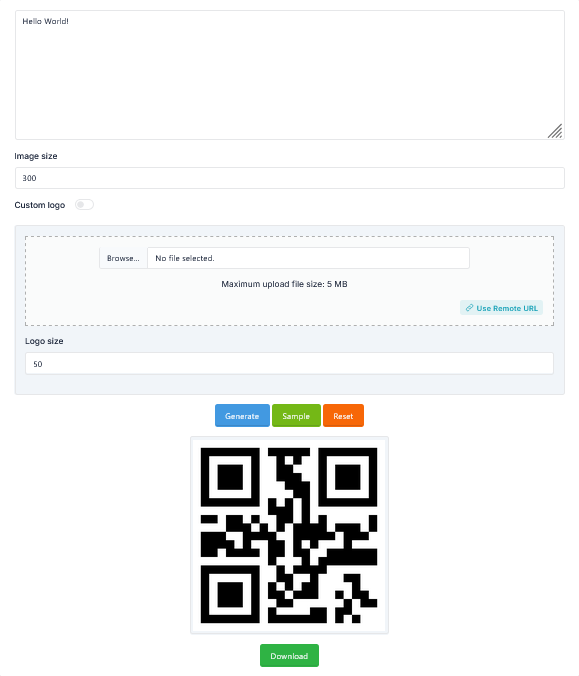Strumento Generatore di Codici QR Online