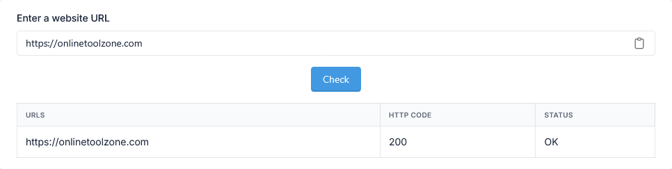 Server Status Checker Tool