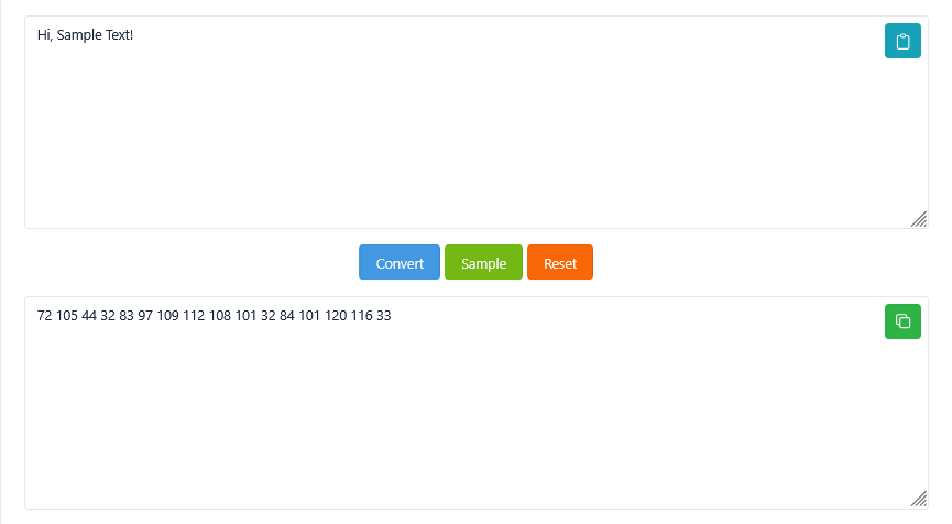 &Ccedil;evrimi&ccedil;i Metinden ASCII'ye D&ouml;n&uuml;şt&uuml;r&uuml;c&uuml; Aracı