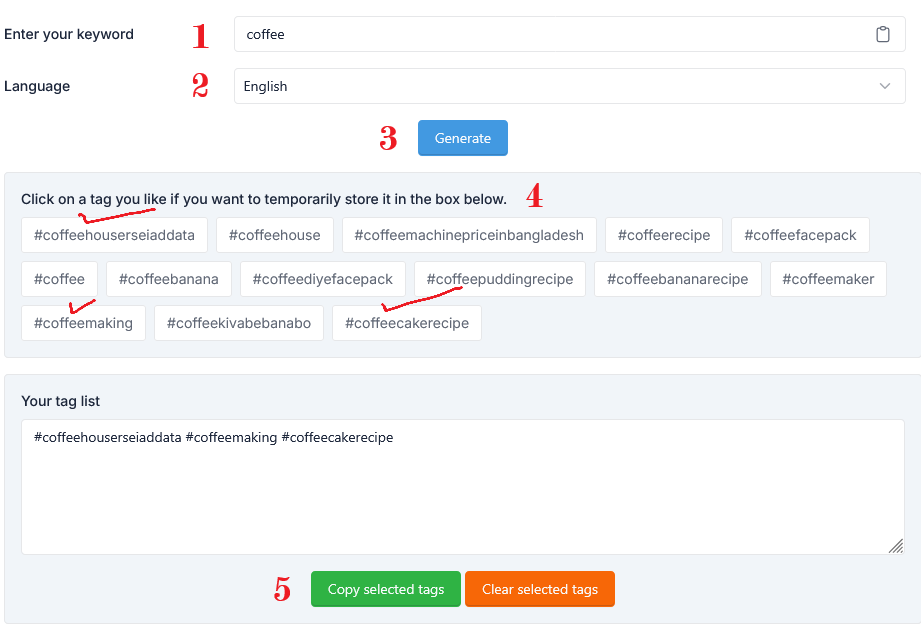 C&ocirc;ng Cụ Tạo Hashtag YouTube