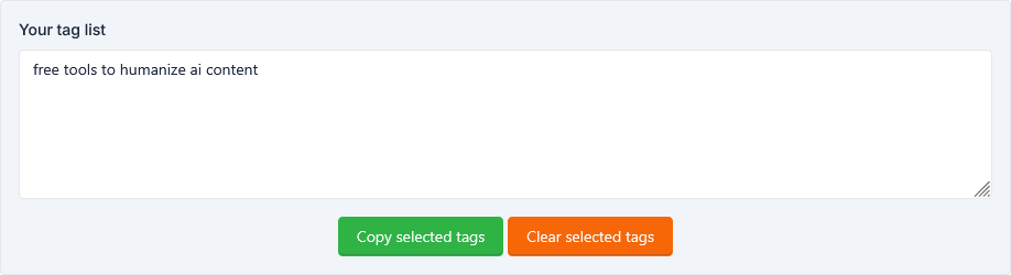 Liste de tags g&eacute;n&eacute;r&eacute;e par l'outil G&eacute;n&eacute;rateur de Tags YouTube